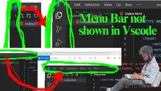 Menu Bar not shown in Vscode | Activity Bar not shown in Vscode | Primary Side Bar not show inVscode
