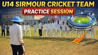 U14 Sirmour Players Hard Practice at Una Stadium 🏏🔥 | Himachal Cricket