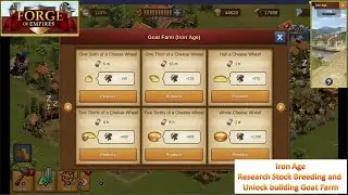 [*/\*] Forge of Empires - Iron Age - Research Stock Breeding and unlock Goat Farm
