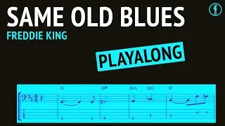 Bass Playalong: Groove to 'Same Old Blues' | Full Demo! (No.293b)