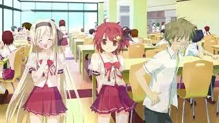 You-Kun has lunch with Asuho & Asuho tries to get You-Kun to join the astronomy club