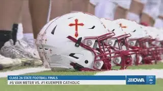 Kuemper Catholic wins Class 2A state football title over Van Meter, completing a perfect 13-0 season