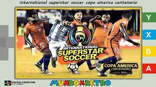 Геймплей международная суперзвезда футбола copa america centenario super nintendo