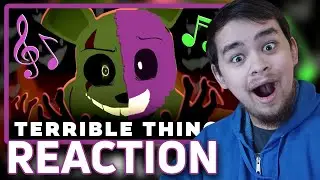 AXIE - Terrible Things [FNAF Original Song] REACTION