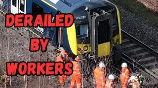 Train Derailed by Workers Mistake!