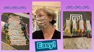 🌻How to Sew a Face Mask using Ribbon or Fabric Ties! 🌻