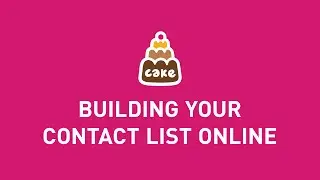 Build Your Contact List: Online