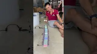 Led hắt 3 b&oacute;ng full m&agrave;u d&ugrave;ng điều khiển