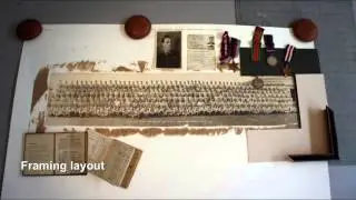 Paz&aacute;n Gallery, photo restoration and war medal shadowbox framing