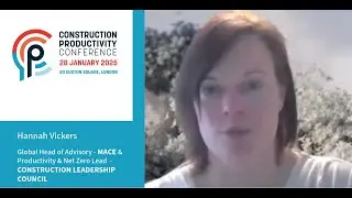 Construction Productivity Conference 2025 Speaker - Hannah Vickers