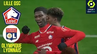 LOSC-Olympique Lyonnais. French Football Championship. eFootball 2024. Ultra Realistic Graphics.