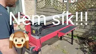 Excel wet tile cutter, bridge saw test! Vizesv&aacute;g&oacute; 1250mm teszt!
