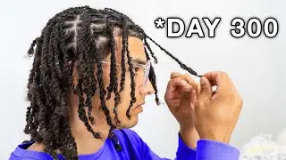 Two Strand Twist Dreadlocks After 300 Days