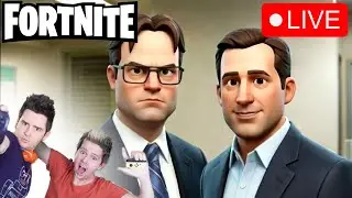 LIVE Playing Fortnite! The Office Skins Coming Soon!