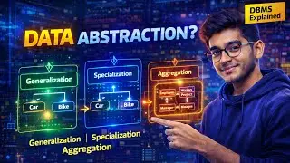 Data Abstraction in DBMS | Generalization, Specialization & Aggregation Explained in Hindi