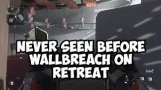 Never seen before Wall-breach on Retreat (Semi Wall-breach) Advanced Warfare Glitches