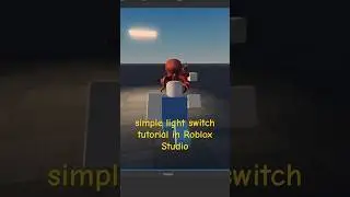 Simple light switch scripting tutorial in Roblox Studio