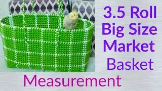 3.5 roll Big Size Market  koodai Measurement / Wire koodai pinnuvathu eppadi in # Tamil