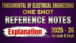 AKTU FEE One Shot Notes | Complete Syllabus ❌ But 48/70 Marks ✅ | 17 Min Smart Revision