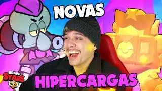 JOGUEI com AS NOVAS HIPERCARGAS do BRAWL! 😎🔥 *MORTIS TA OP*