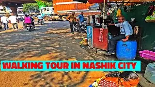 4K HD ,WALKING TOUR, NASHIK | INDIA Streets, Shopping Tour Nasik, Maharashtra,