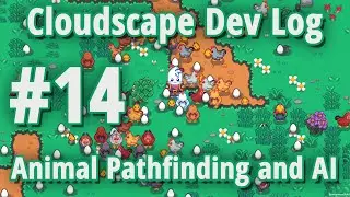 Cloudscape Indie Game Dev Log #14 - New Lighting, Animal Pathfinding and AI
