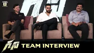 Mega Prince Varun Tej Ghani Movie Team Interview | TFPC
