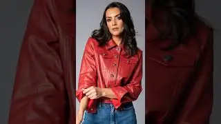 Jaqueta Jeans Style  #couro