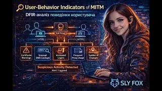 User-Behavior Indicators of MITM — DFIR-аналіз поведінки користувача