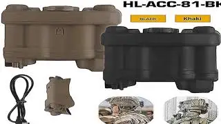 Battery Box Retention System Adjustable Helmet NVG Battery Pouch Realistic Battery Storage Holder