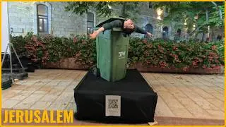 The Most BIZARRE Street Art in Jerusalem! (Safra Square walking Tour)
