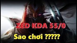[Henry HightLight] Zed 55/0 Team bạn quỳ lạy xin thua
