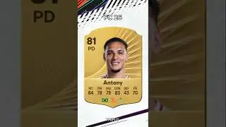 ANTONY EVOLUTION CARD ON FIFA #fifa #eafc26