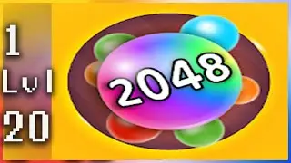 2048 Balls! - Drop the Balls: Numbers Game in 3D - Gameplay Walkthrough - Levels 1-20