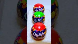 very satisfying very yummy choco gems opening ASMR #shorts