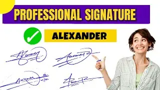 Alexander Name Beautiful Signature Style 🌟 Signature Style of my name Alexander #signaturestyle 