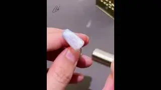 Sweet Light Purple Silver Glitter Gradient Cat Eye Nails | Easy Magnetic Tutorial