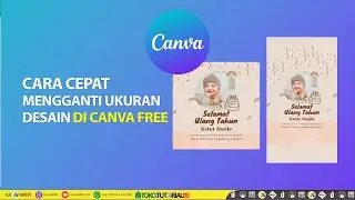 Cara mudah mengganti ukuran desain di Canva Pro/Canva Free