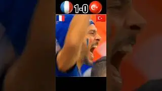 France vs turkey football ⚽ match #youtube #football #short #shorts