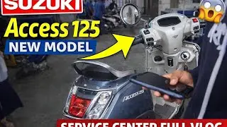 Suzuki access 125 new model second service  benglore suzuki showroom #automobile #motovlog 