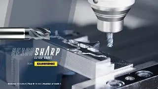 G&uuml;hring solid carbide milling cutter RF 100 Sharp short (English)
