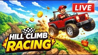 Hill Climb Racing Live Stream 🚗🔥 | High Score Challenge