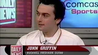 Bucknell&rsquo;s John Griffin III discusses Kansas upset on Daily News Live - March 2005