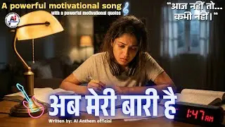 अब मेरी बारी है 🔥 Hard Work Motivation Song | Never Give Up | Student Motivation 2025