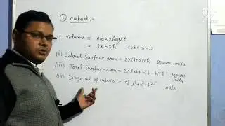 Class 10/ cube and cuboid important formulas, surface area and volume. PART-1