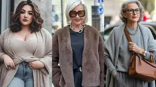 Elegant Milanese Winter Outfits for Women 40 50 60 | Plus Size Fashion