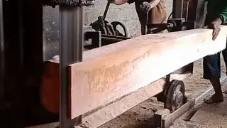 SAWMILL WOOD CUTTING / Small Scale Industries woodworking indonesian
