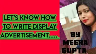 Display Advertisement writing