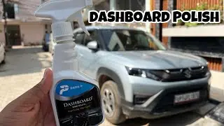 How To Restore Dashboard Shining ✨ | Brezza 2023 Vxi Dashboard Polish | #marutisuzuki #brezza2022