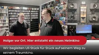 Wir begleiten Uli St&uuml;ck f&uuml;r St&uuml;ck auf seinem Weg zu seinem Traumkino. Phase 1&2 ist jetzt fertig.